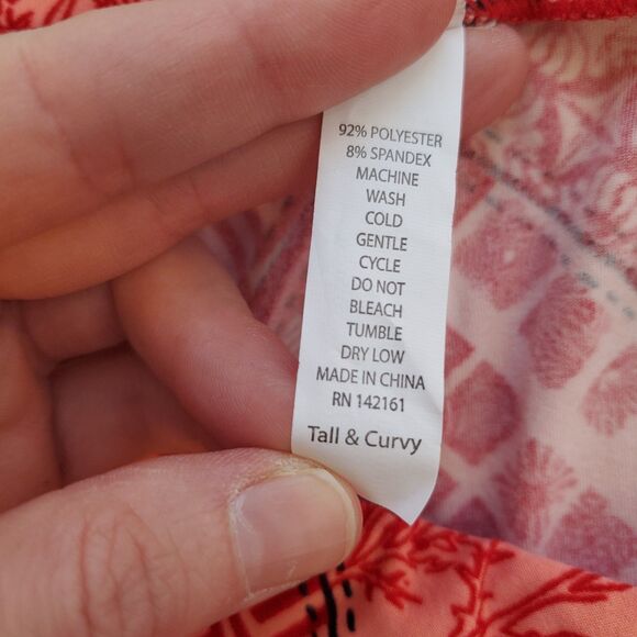 NEW LuLaRoe Valentine's Red Pink Heart Leggings - Picture 8 of 8